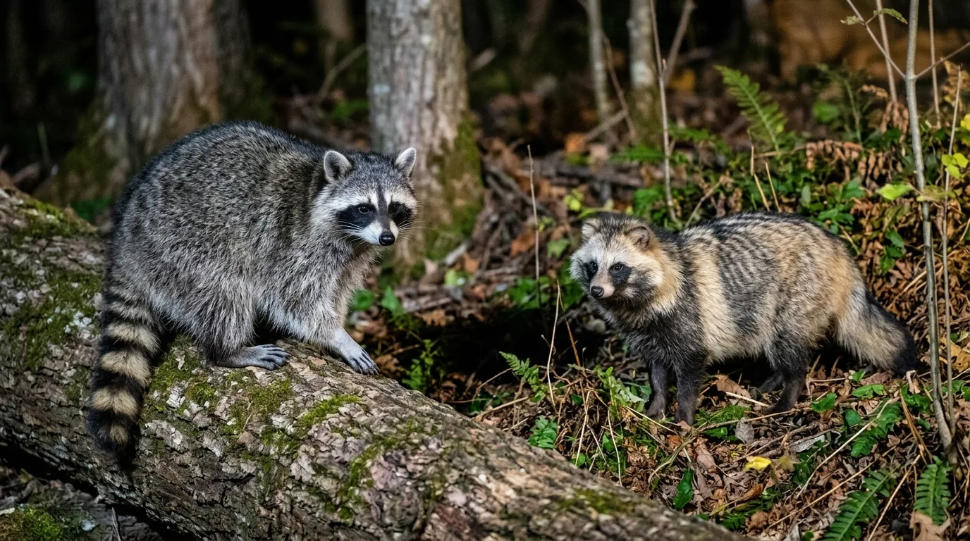 Waschbär und Marderhund: die eingewanderten Neozoen auf der Kamera erkennen