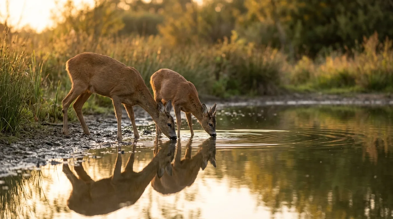 Fotografiar fauna en el agua: cómo leer, esperar y disparar en un bebedero
