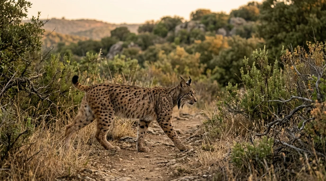 Lince ibérico o gato montés: cómo distinguirlos en la cámara de fauna