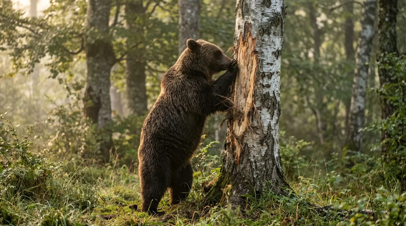 El oso en la cámara de fauna: huellas, árboles de marcaje y cómo detectarlo sin molestarlo