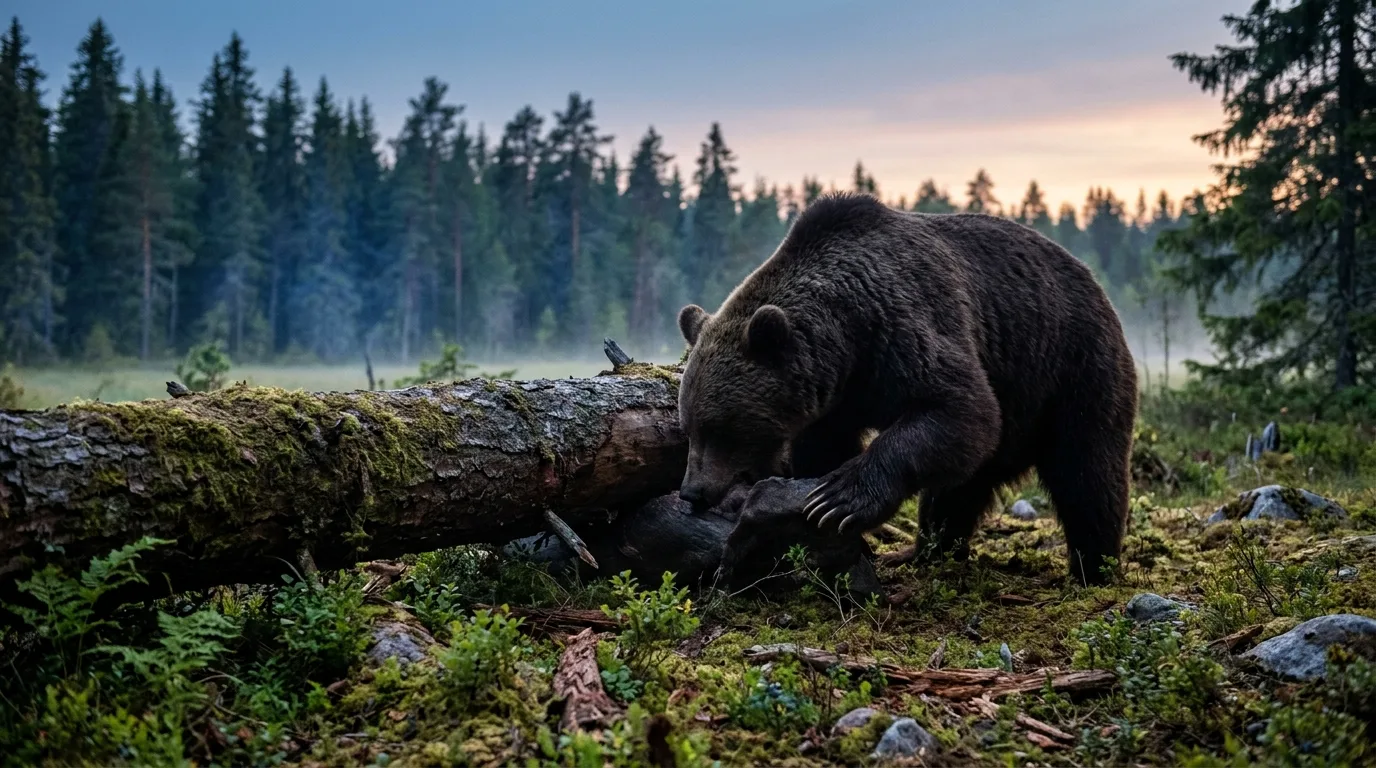 Karhun ja ahman haaskakuvaus: kuvauskoju, kausi ja etiikka