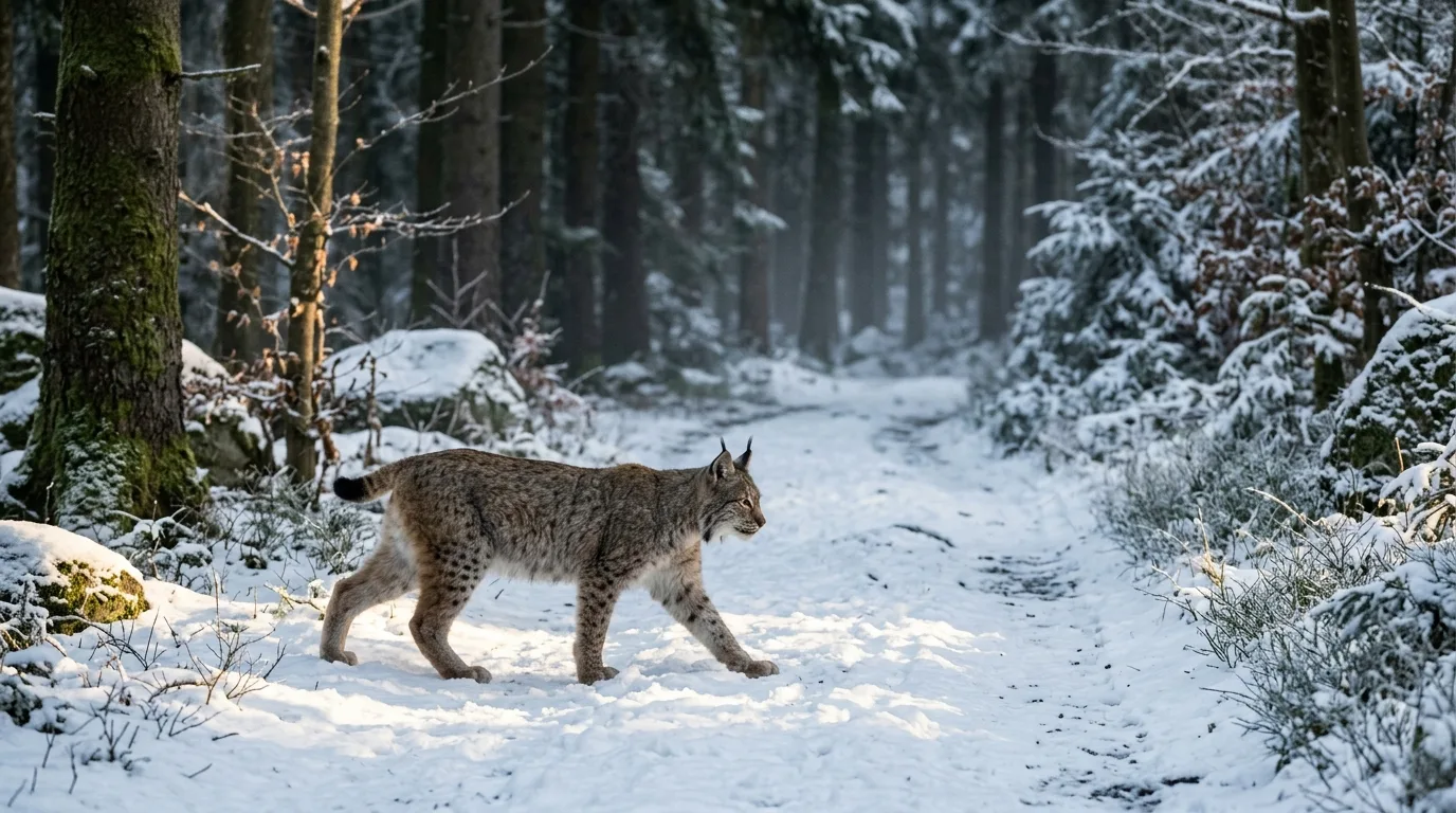Le lynx boréal sur la caméra de faune : le distinguer du chat forestier et lire ses indices