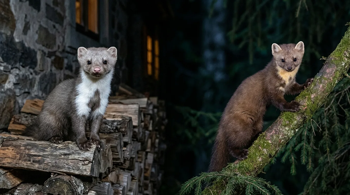 Martre ou fouine : distinguer les deux martres sur la caméra de faune