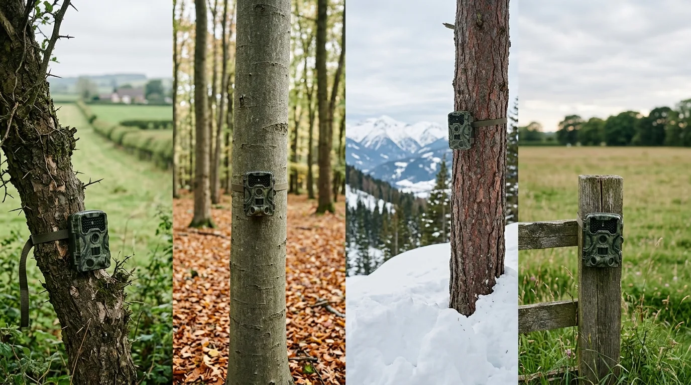 Où poser sa caméra de faune selon le milieu : bocage, forêt, montagne, prairie