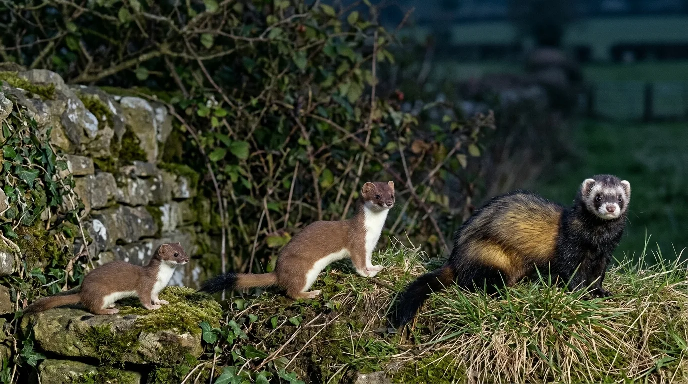 Putois, hermine, belette ou vison : distinguer les petits mustélidés sur la caméra de faune