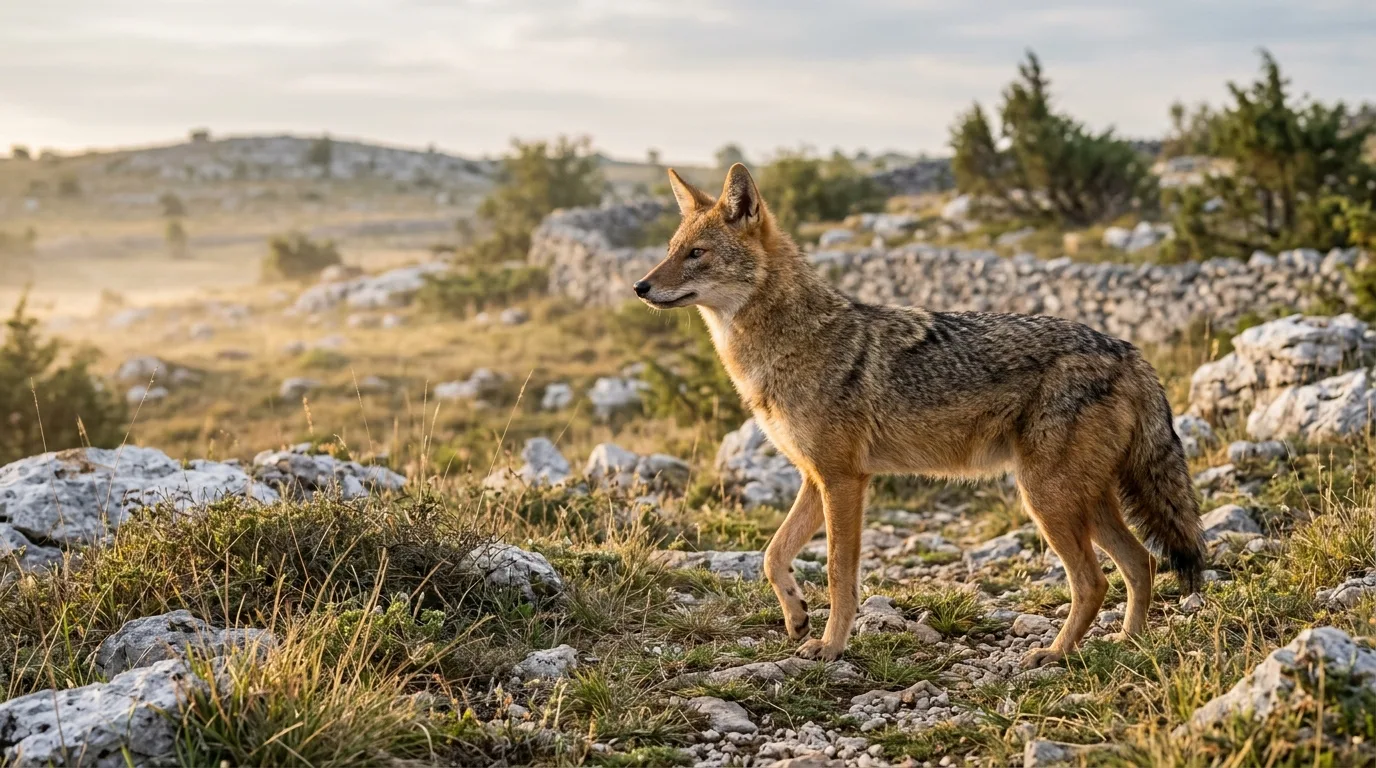 Sciacallo dorato in Italia: riconoscerlo con la fototrappola e capirne l'espansione