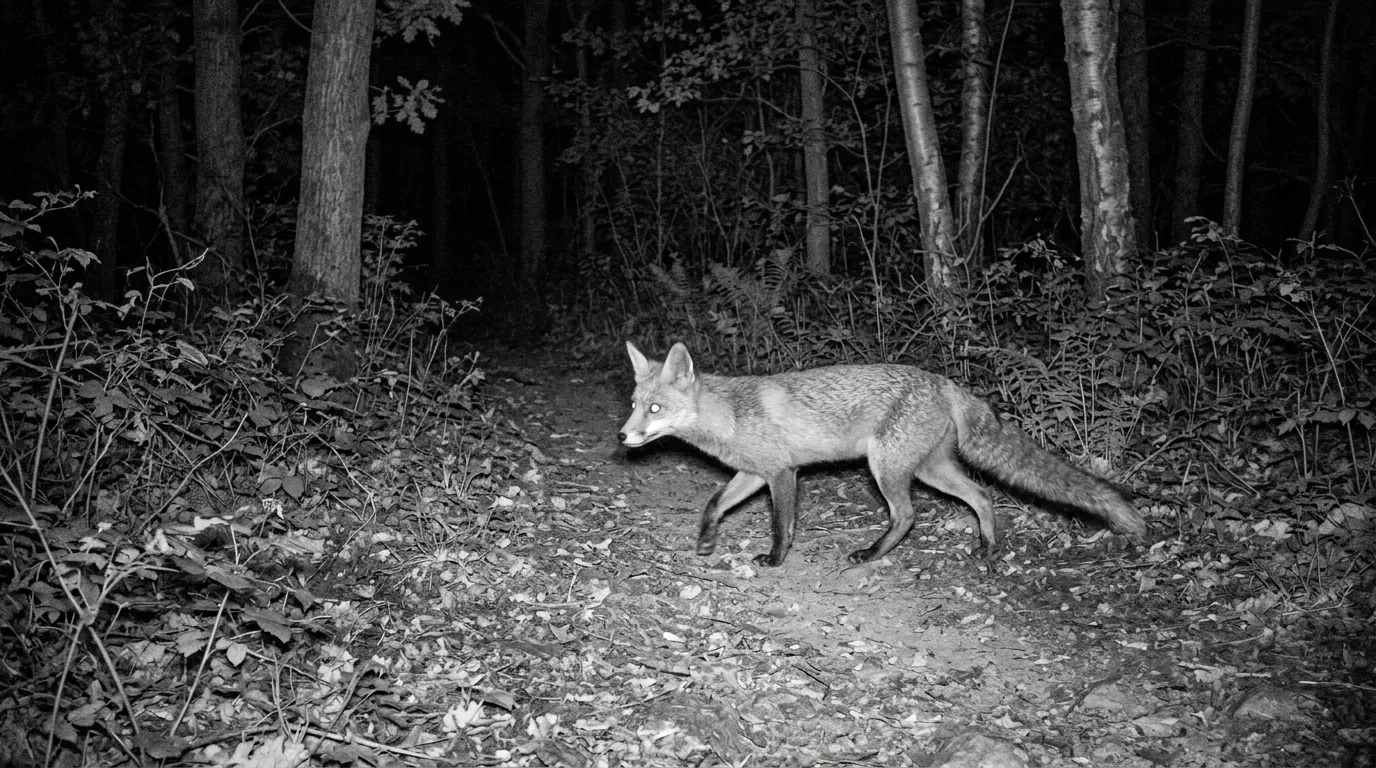 La volpe sulla fototrappola: attività notturna, marcature e come distinguerla da cane e sciacallo
