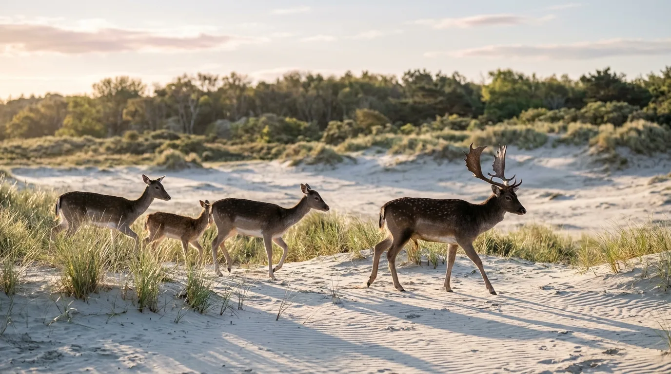 Damhert herkennen: schoffelgewei, spiegel en het beheer in de duinen