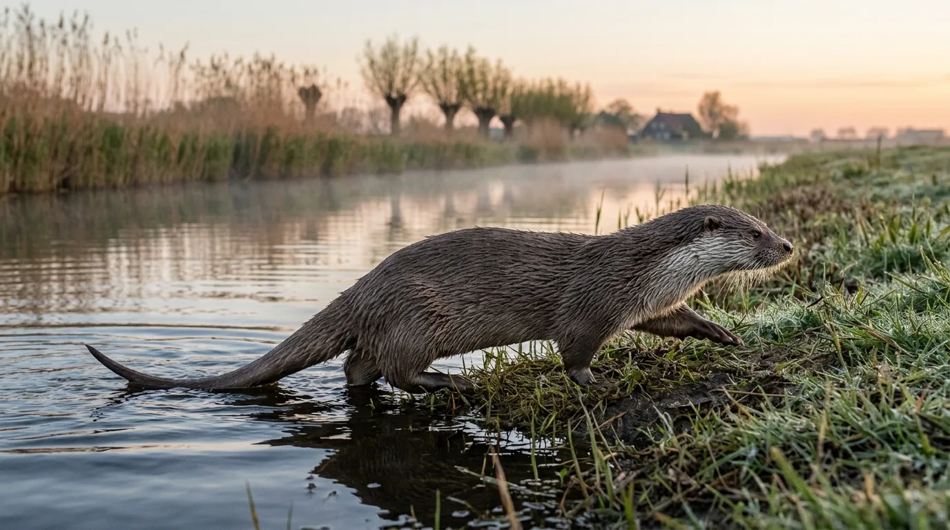 Otter terug in Nederland: sporen lezen, spraints en cameramonitoring