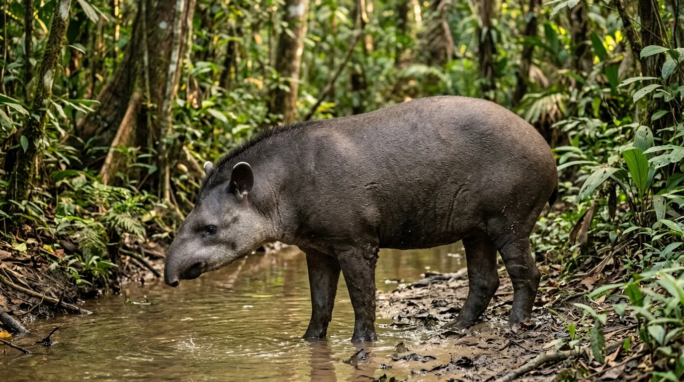 A anta na câmera de fauna: pegadas, trilhas e o comportamento do maior mamífero terrestre da América do Sul