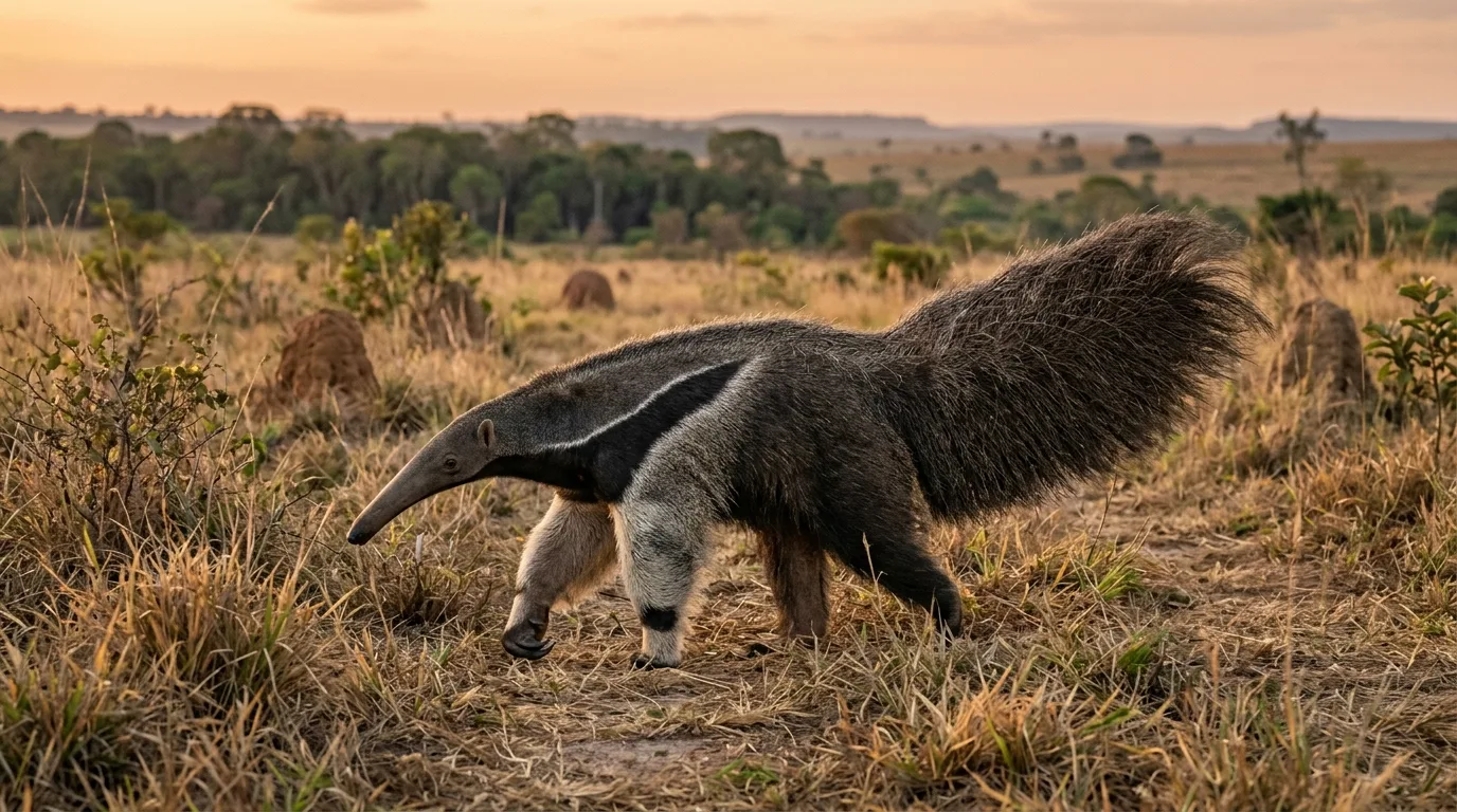 Tamanduá-bandeira ou tamanduá-mirim? Como diferenciar os tamanduás na câmera de fauna