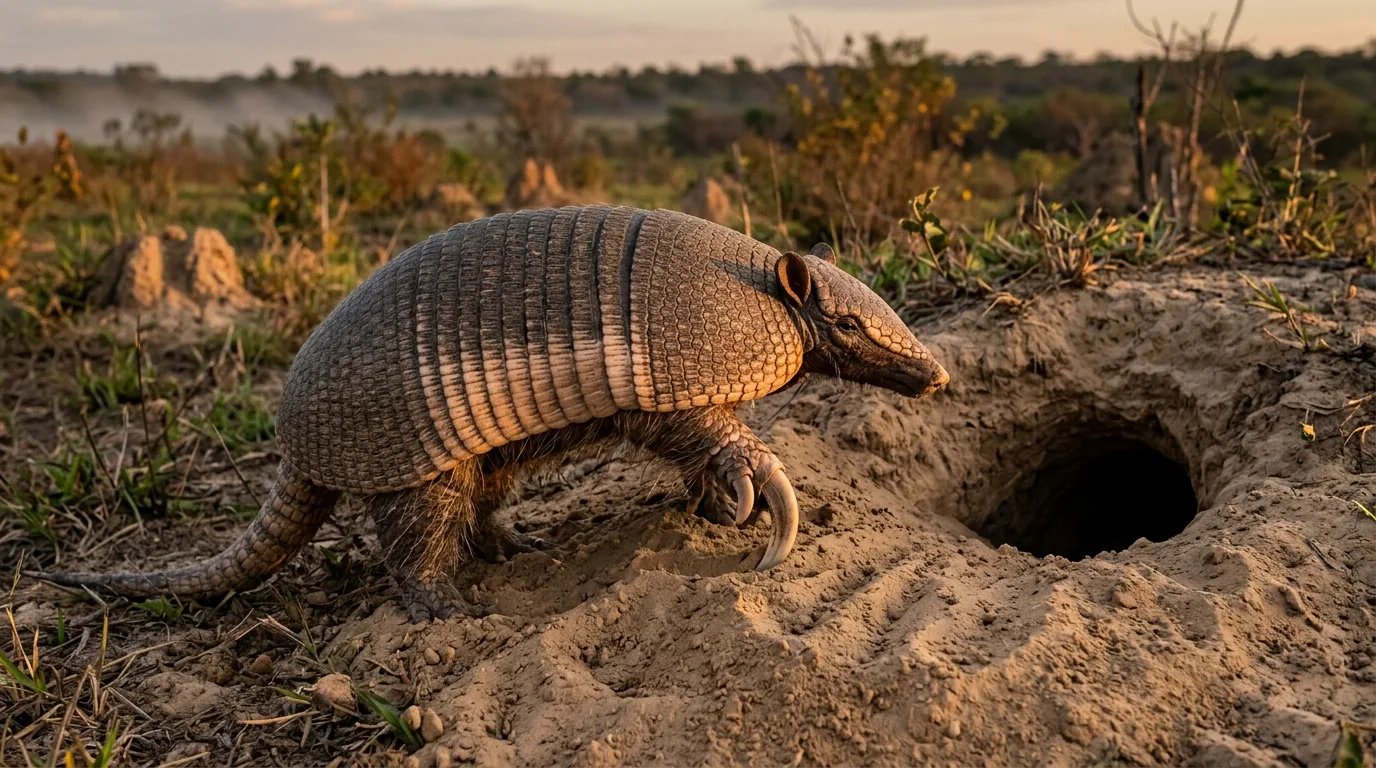 O tatu na câmera de fauna: como identificar tocas, escavações e pegadas