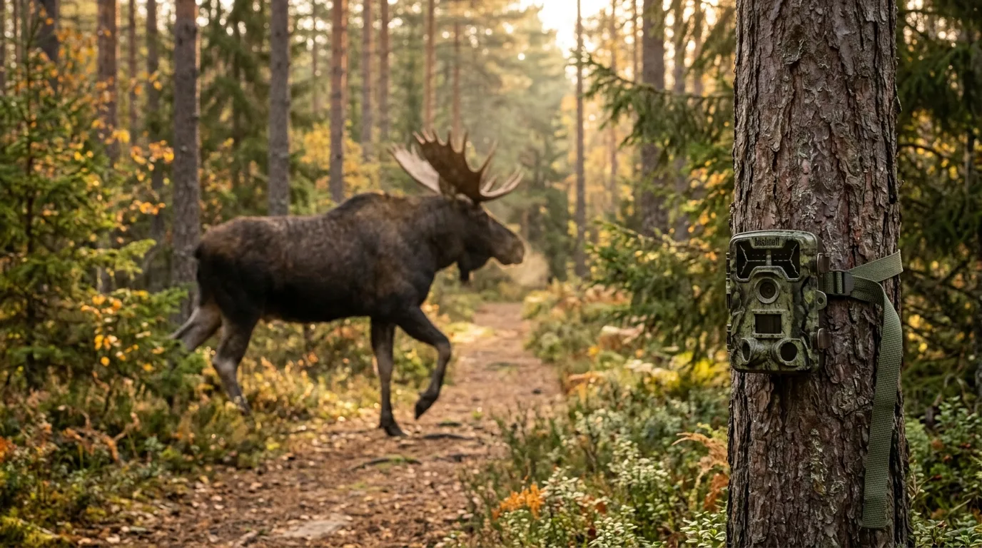 Älg på viltkamera: läs rörelser och brunst inför älgjakten