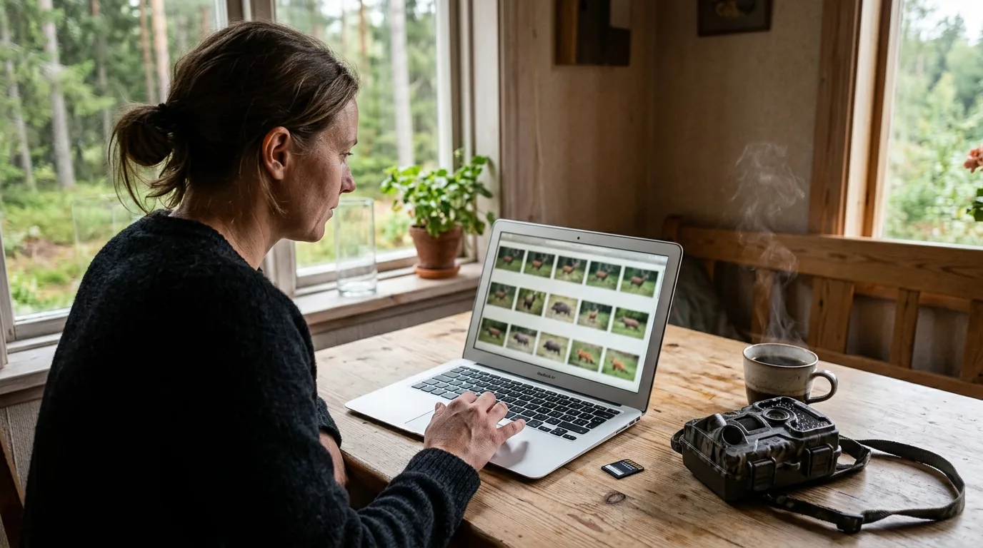 Rapportera dina viltkamerafynd till Artportalen – så bidrar du till svensk faunaövervakning