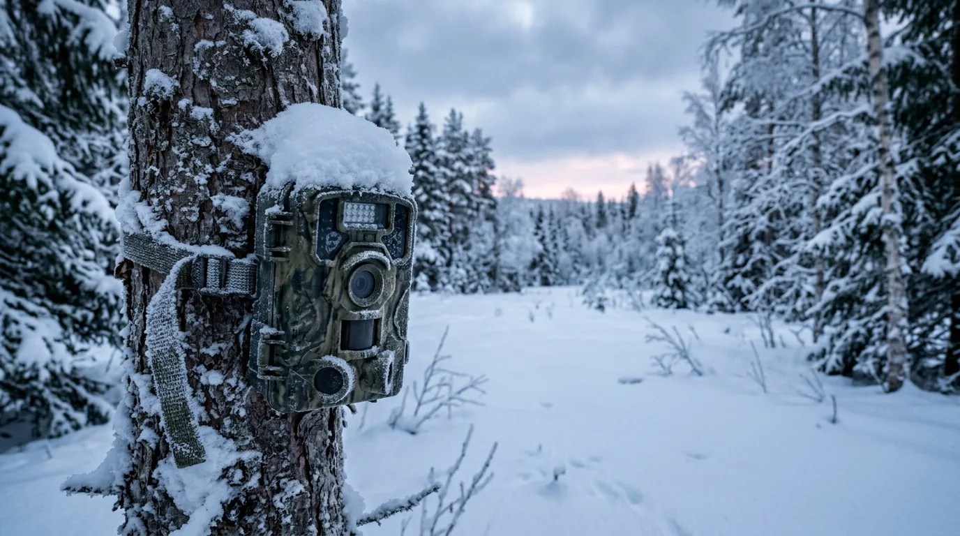 Viltkamera i sträng kyla: så klarar batteri och utlösning den svenska vintern
